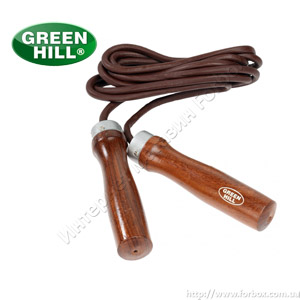 Скакалка Leather Green Hill