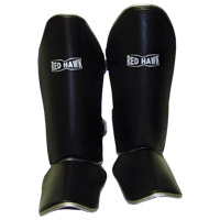 защита голени и стопы черная Red Hawk